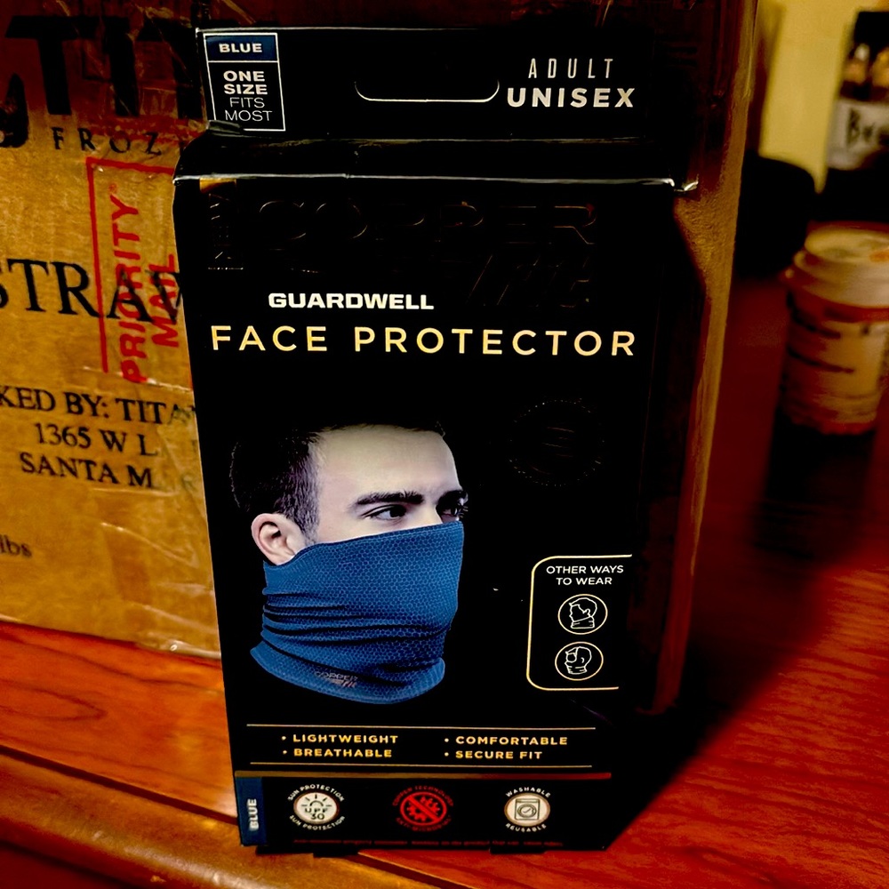 Copper Fit Guardwell Face Protector Unisex